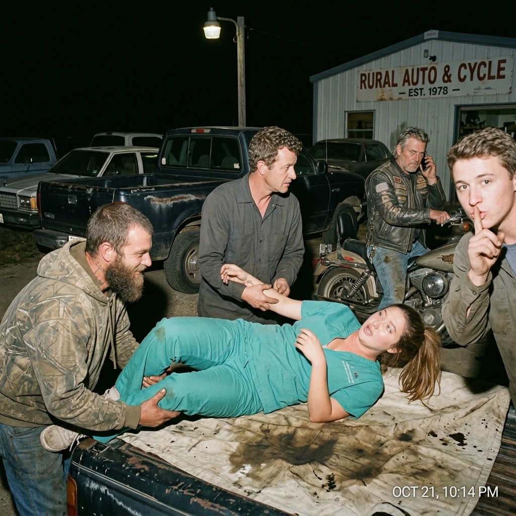 A biker watched four men corner me at a gas station and did NOTHING. I was TERRIFIED and FURIOUS. Then I heard the rumble. Twenty minutes later, 20 Harleys rolled in and surrounded us in chilling silence. WHAT DID THAT BIKER KNOW THAT I DIDN’T?