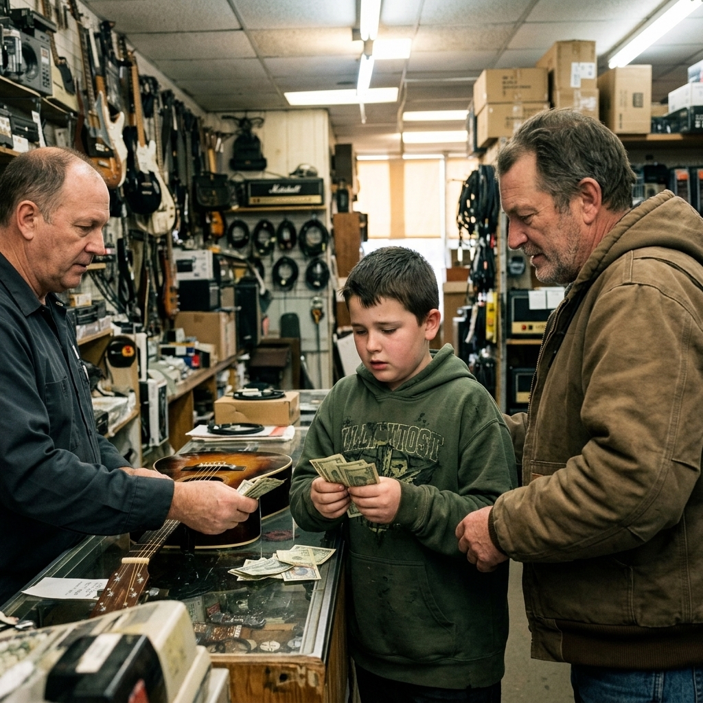 WHOLE STORY: A boy handed a pawn shop owner $50 he’d saved for two years — the owner said “no discounts” — then a stranger pulled out his wallet and I saw faith in action.