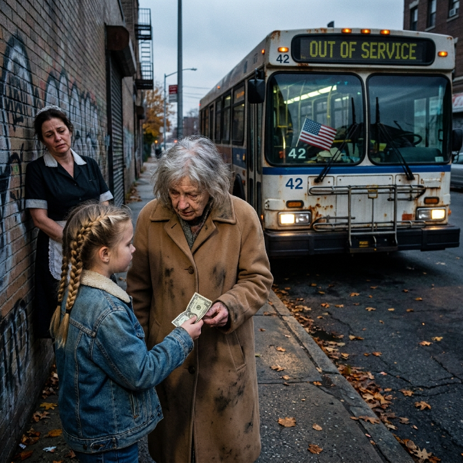 The Last Five Dollars: A Cold Night, an Empty Bus, and the Echo of a Forgotten Hero’s Bravery