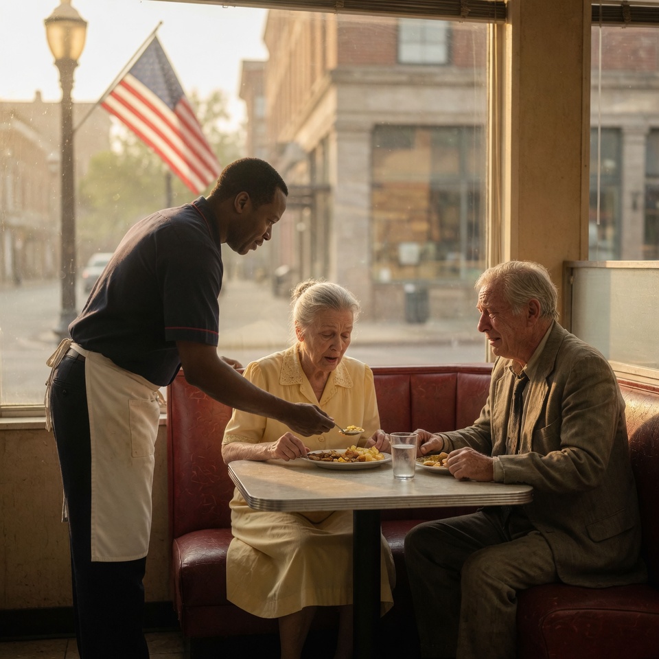 The Price of a Morning Breakfast: A Diner Waiter, a Billionaire’s Regret, and the Cost of True Compassion
