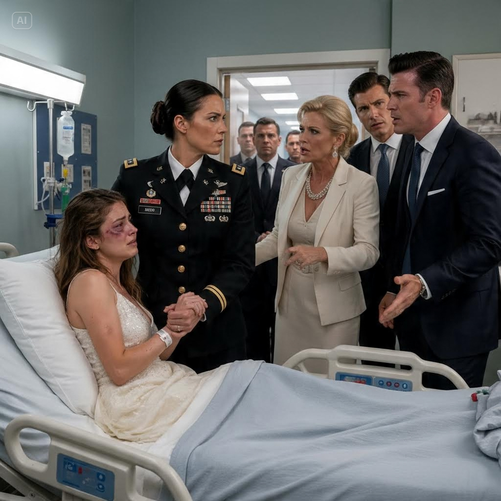 THEY MOCKED HER UNIFORM AND CALLED HER DAUGHTER A LIAR — BUT WHEN THE COLONEL PLACED ONE FOLDED PAPER ON THE TABLE, THE ROOM WENT QUIET.