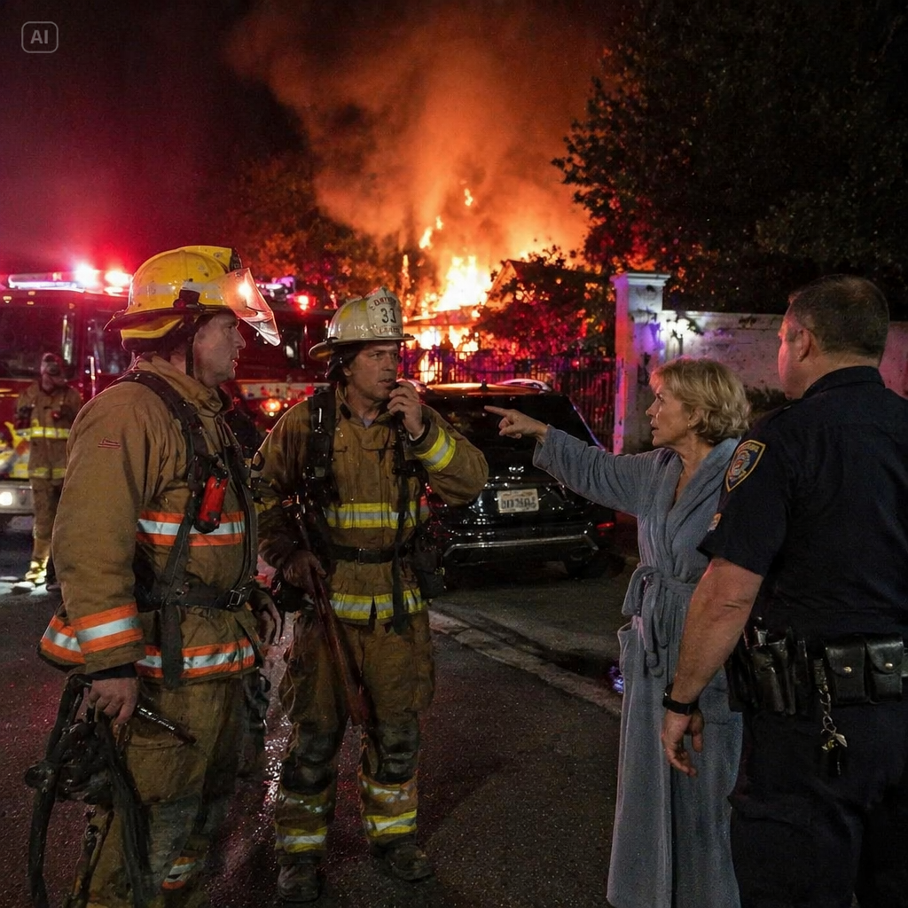 My HOA president blocked our fire engine to protect a private road while a house burned behind a locked chain. Then the captain repeated the address, and the screaming stopped.