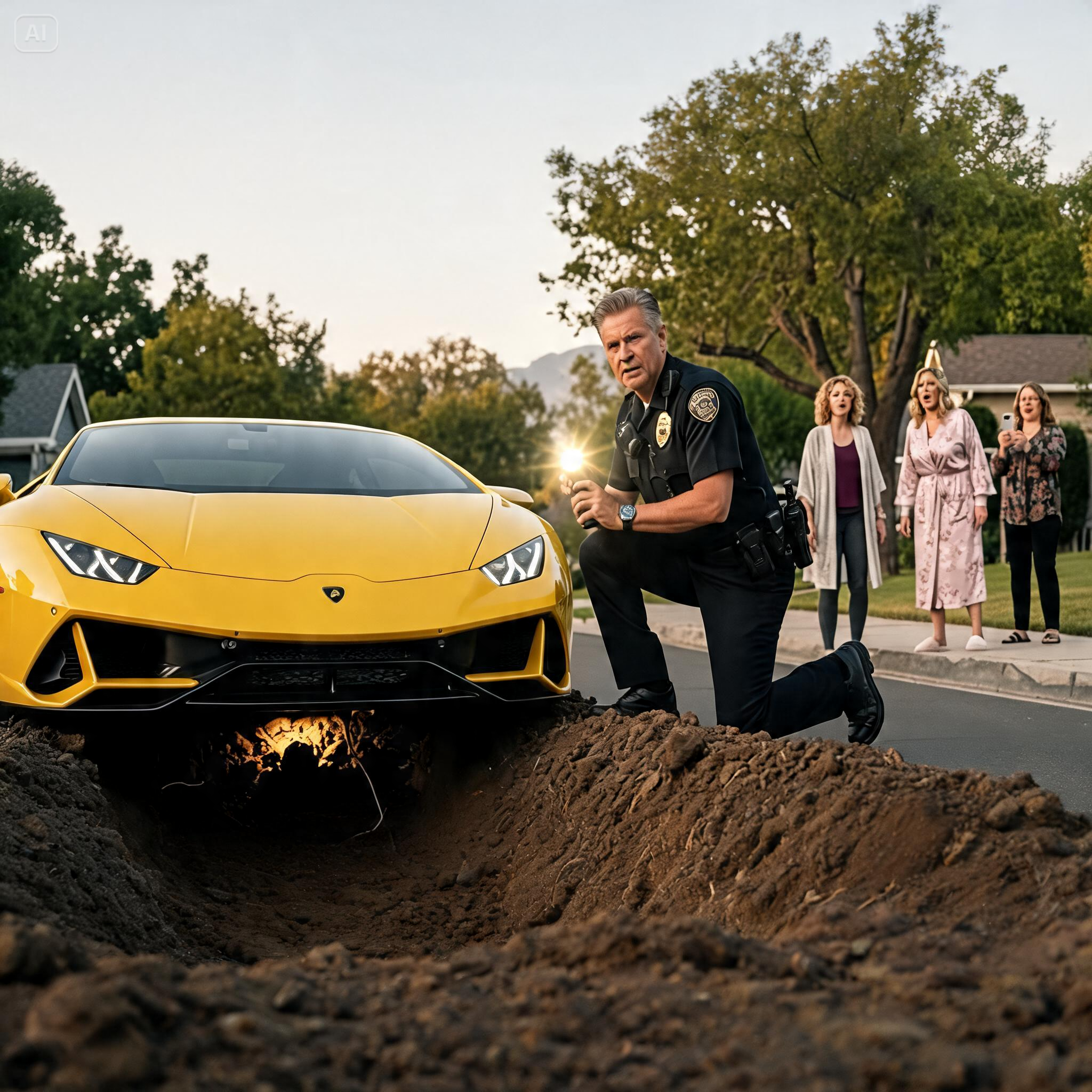HOA PRESIDENT’S SPOILED SON OF THE PRESIDENT KEEPS TEARING UP MY LAWN, SO I DUG A TRAP…