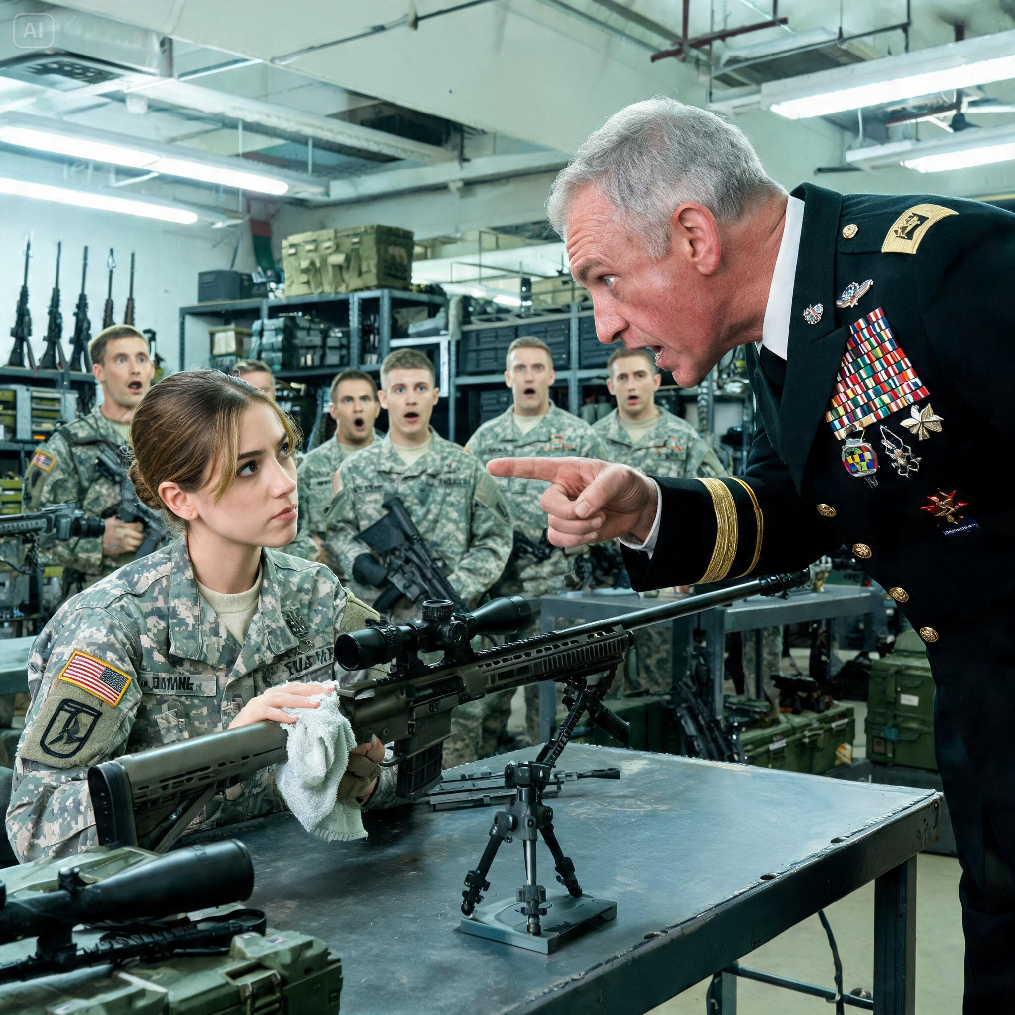 “THAT SHOT IS IMPOSSIBLE, SOLDIER!” THE ARROGANT GENERAL BARKED IN LOS ANGELES, COMPLETELY UNAWARE THE QUIET WOMAN CLEANING HER RIFLE HELD THE DEADLIEST RECORD IN MILITARY HISTORY..