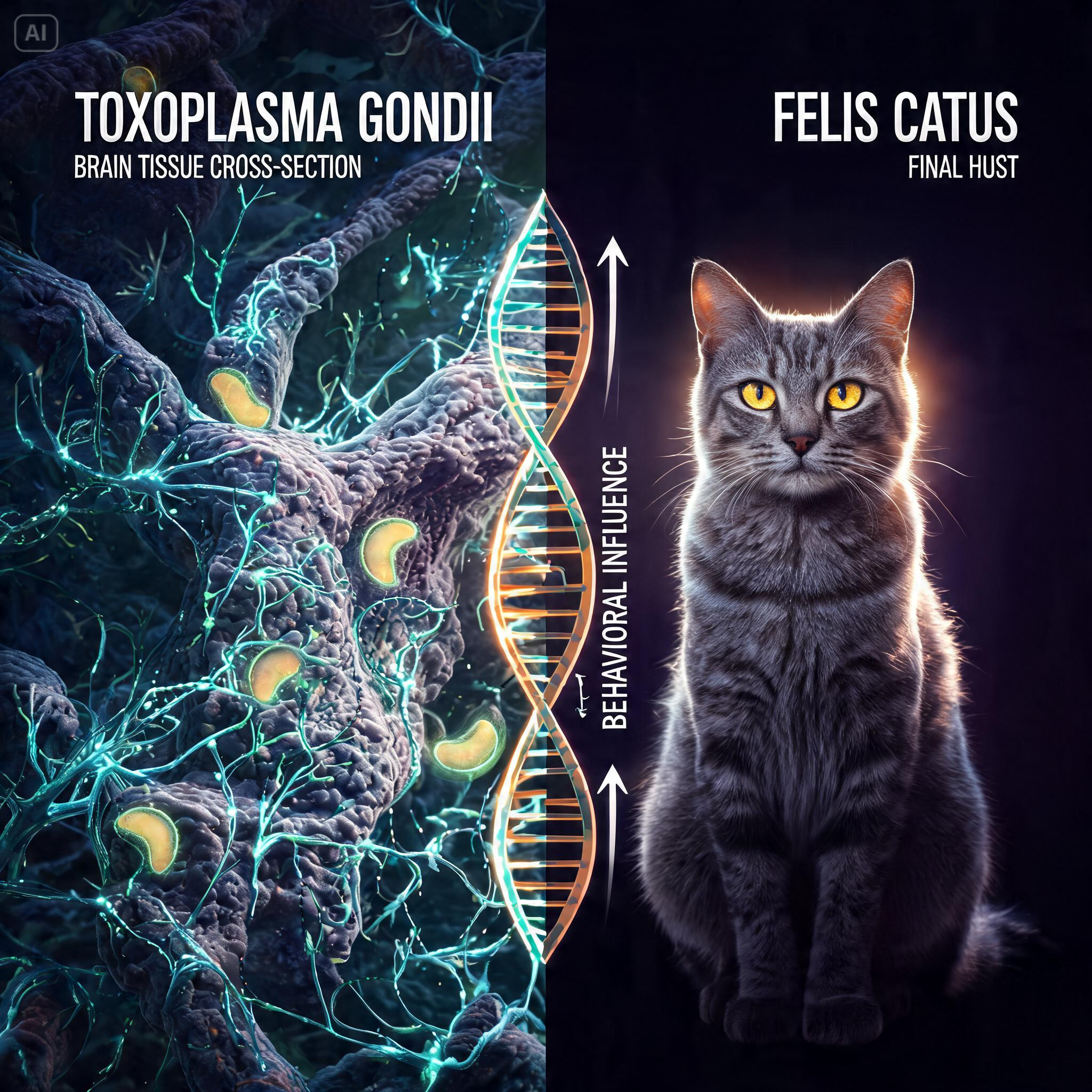 THE MICROSCOPIC PARASITE LIVING INSIDE 2 BILLION PEOPLE THAT MAY HAVE LEARNED TO USE CATS TO REWRITE HUMAN BEHAVIOR!