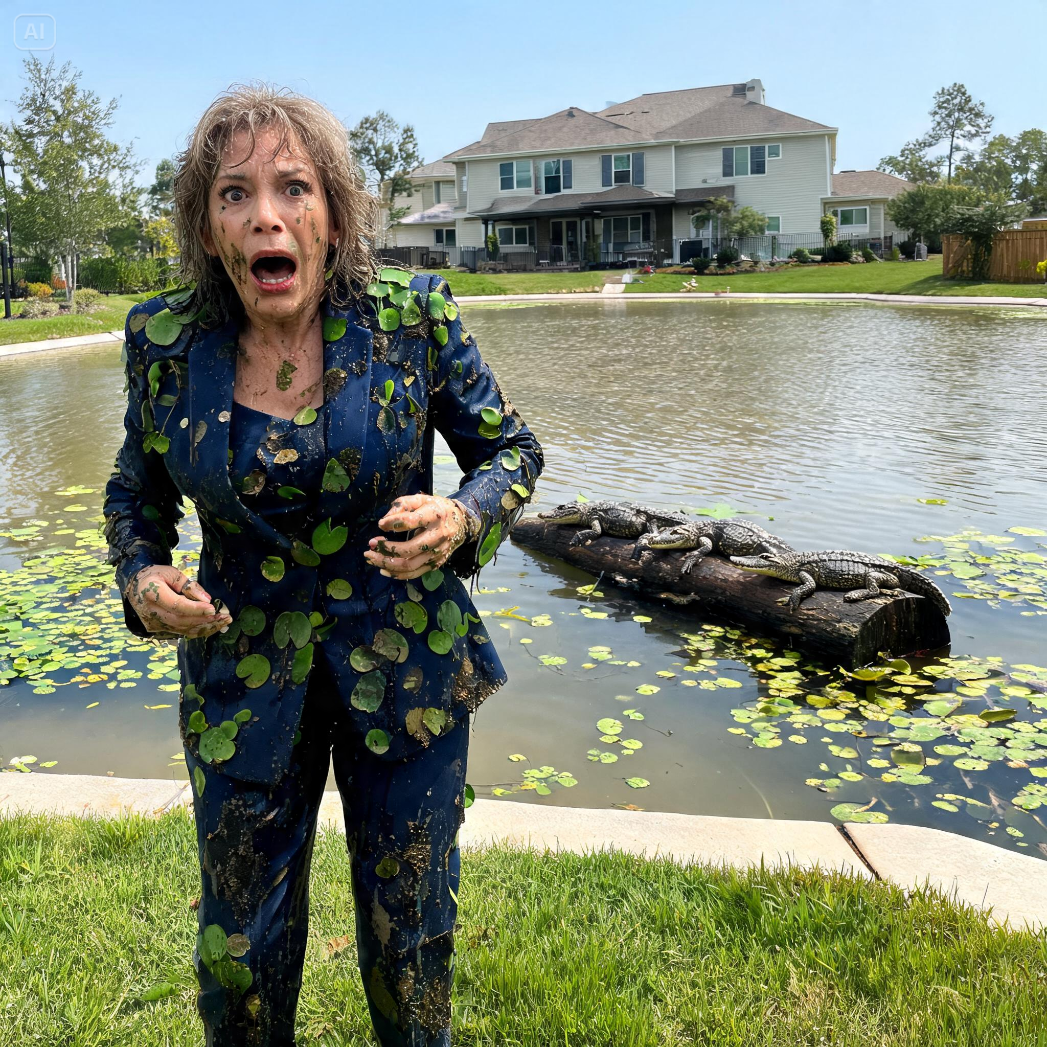 “YOU EXPECT ME TO DESTROY MY POOL IN THE MIDDLE OF A HOUSTON SUMMER?” I ASKED THE HOA PRESIDENT BEFORE DIGGING A MASSIVE MOAT FILLED WITH LIVE ALLIGATORS.
