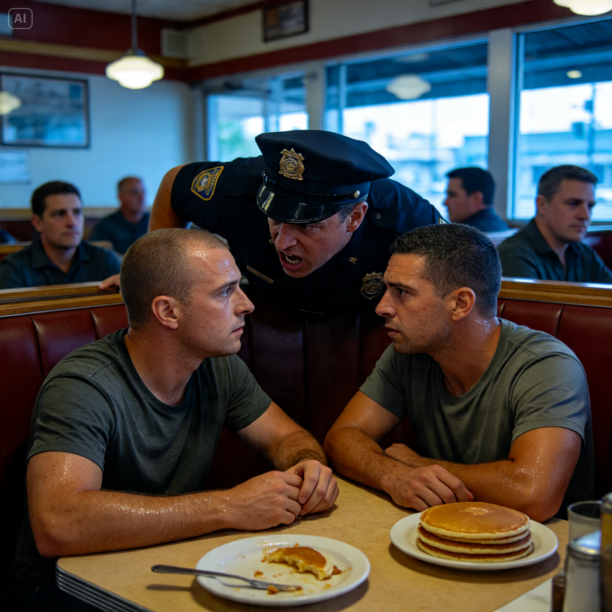 “I DO NOT SERVE YOUR KIND AT TABLES IN DALLAS.” THE CORRUPT SERGEANT HISSED, UNAWARE HE JUST ILLEGALLY DETAINED TWO UNDERCOVER STATE INVESTIGATORS.