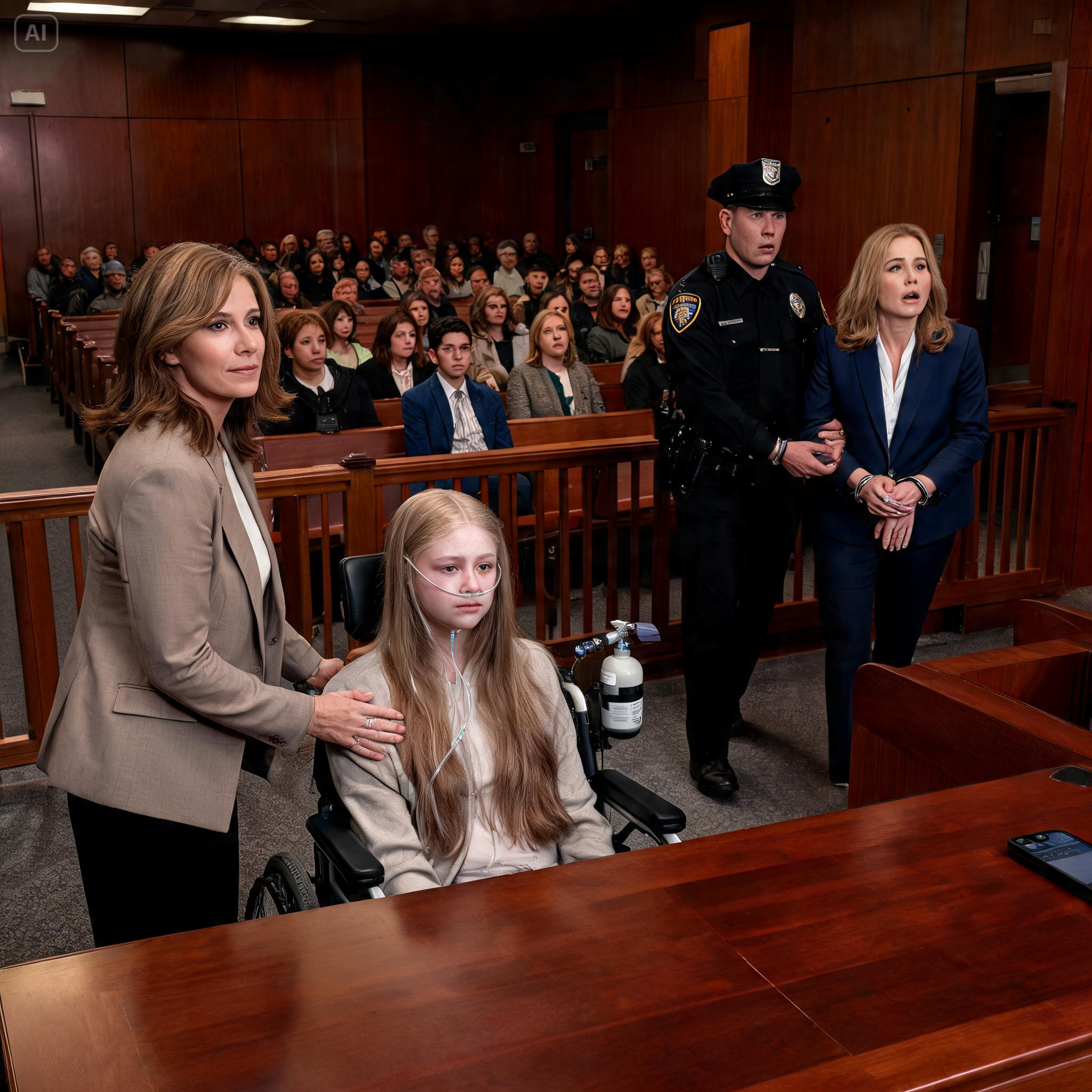 HOA KAREN SLAPS MY DISABLED DAUGHTER IN COURTROOM, AND THEN HER CIA MOTHER ARRIVED…