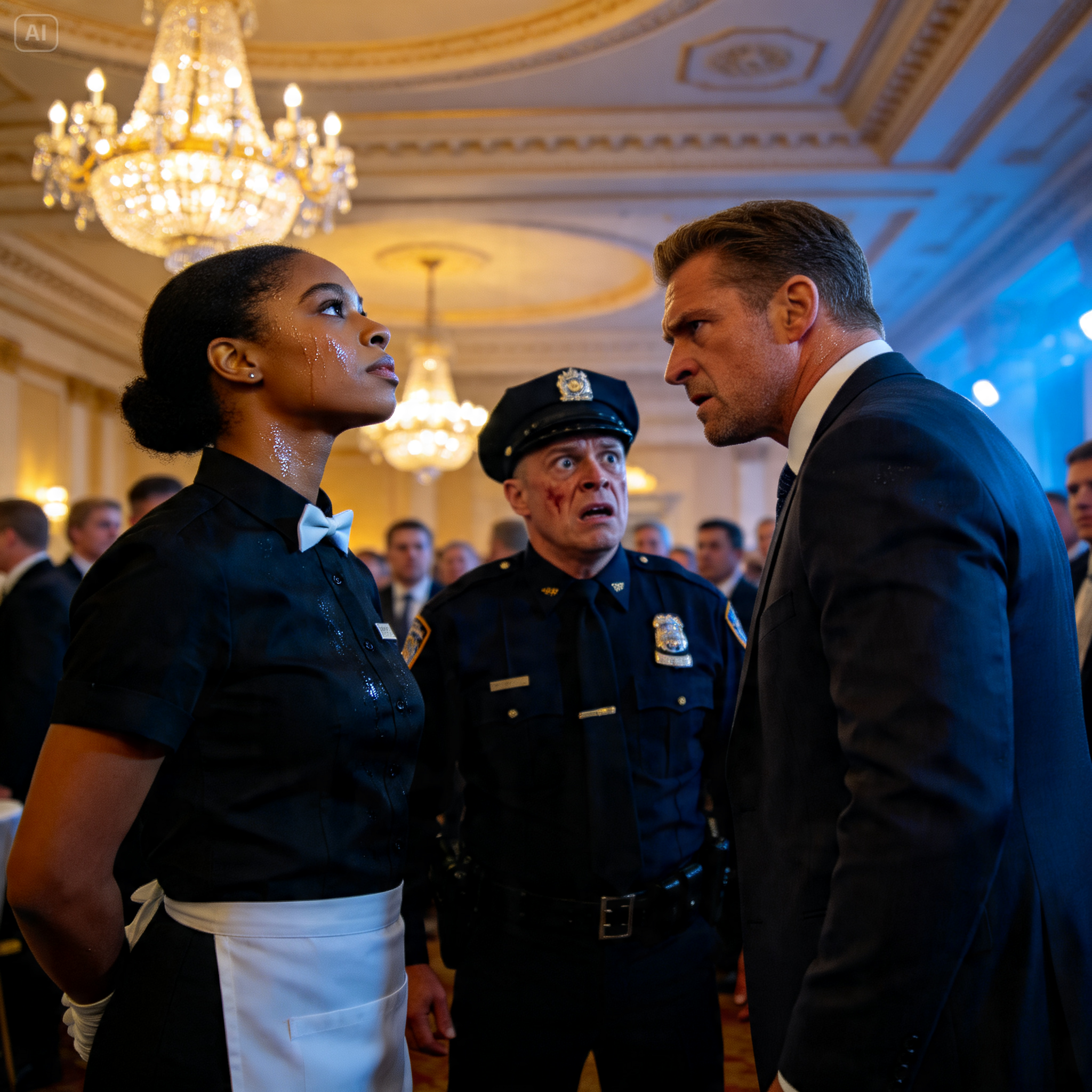 “TAKE THE CUFFS OFF MY DAUGHTER,” THE POLICE COMMISSIONER WHISPERED, MAKING THE CORRUPT CAPTAIN FREEZE IN FRONT OF WASHINGTON, D.C.’S ELITE.