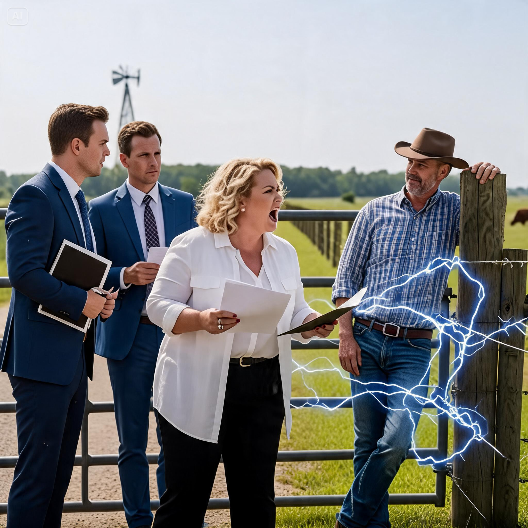HOA KAREN CLAIMS MY RANCH IS “COMMUNITY PROPERTY”, SO I INSTALLED AN ELECTRIC FENCE AND MADE THEM PAY