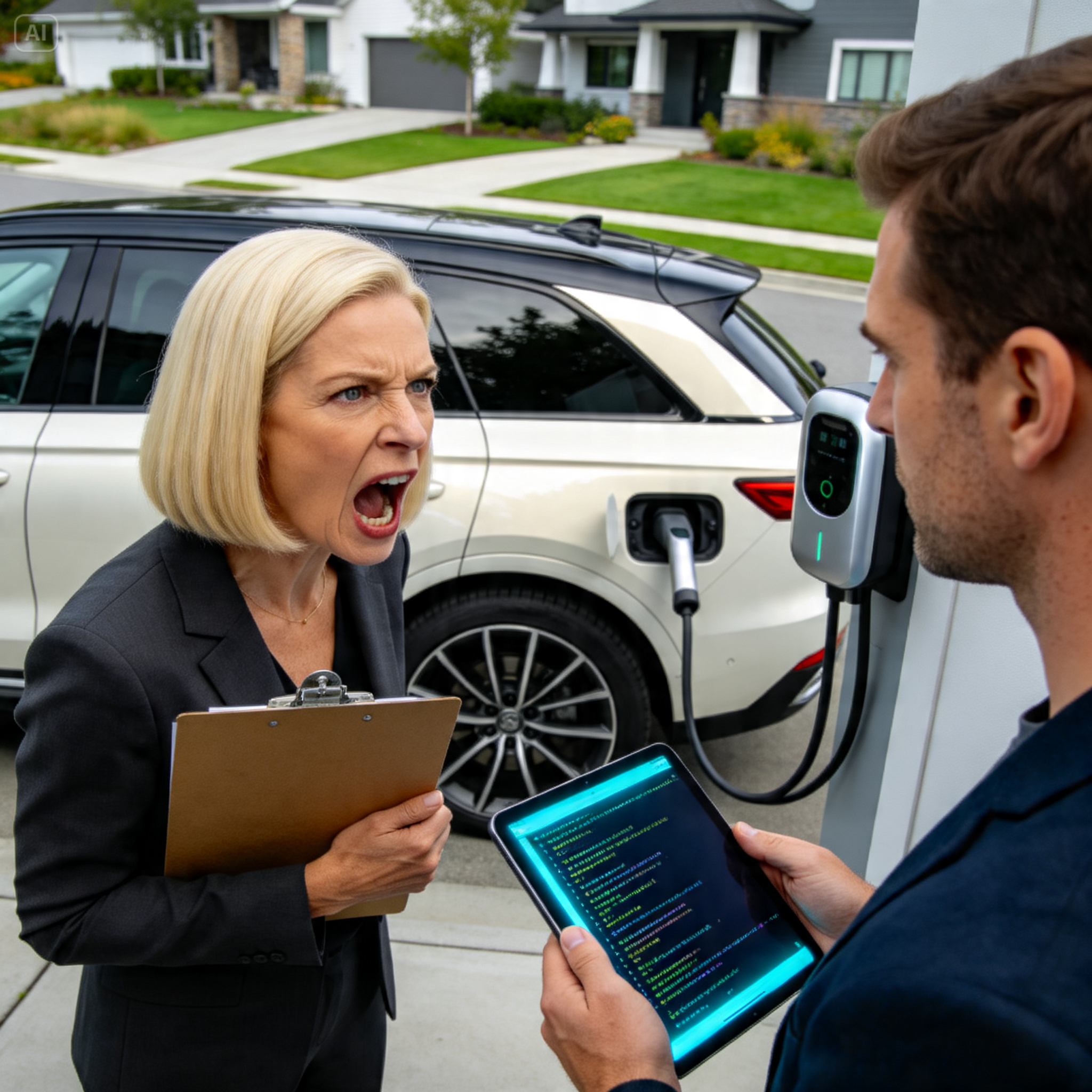 HOA KAREN THOUGHT MY EV CHARGER WAS ‘PUBLIC PROPERTY’ — MY TRAP PROVED HER WRONG!