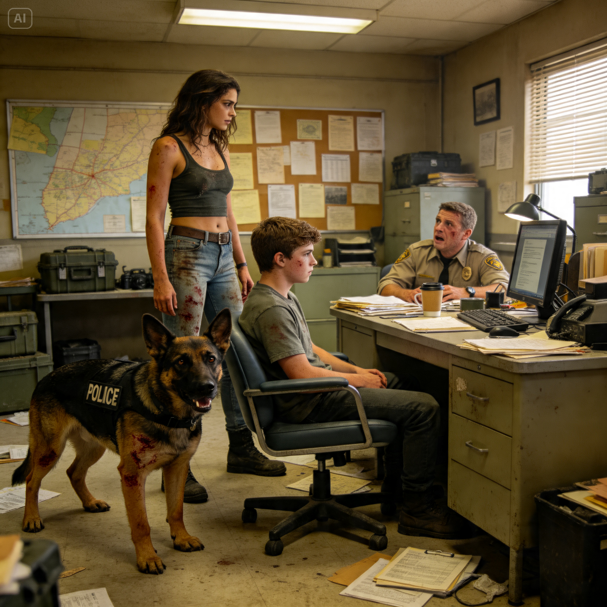 “AND MY UNCLE IS THE GOVERNOR OF CALIFORNIA!” MITCHELL LAUGHED, RIGHT BEFORE FIFTY MILITARY DOGS BREACHED HIS LOS ANGELES OFFICE. AND THEN…