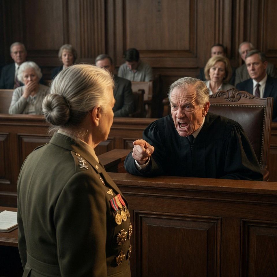 A judge ordered me to strip my medals in court and called them distracting trinkets. I placed my Bronze Star on his bench. The room went silent.
