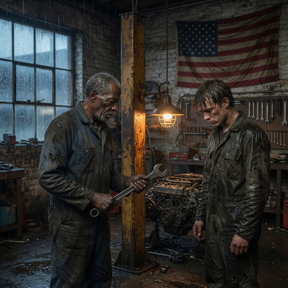 The Engine of Hope: How an Old Mechanic’s Sacrifice Saved a Desperate Son and Built a Legacy