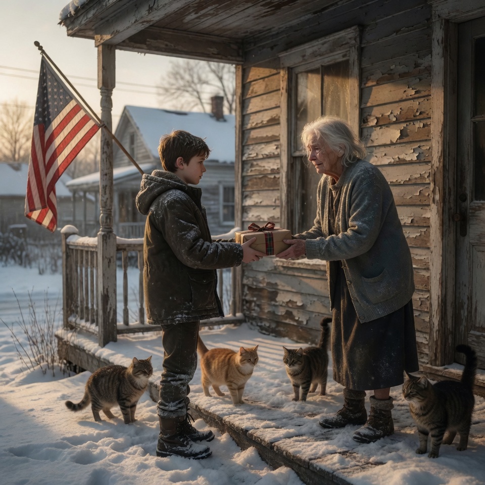 The Gift at the End of Birch Road: How a Boy’s Simple Choice Defrosted a Town’s Frozen Heart