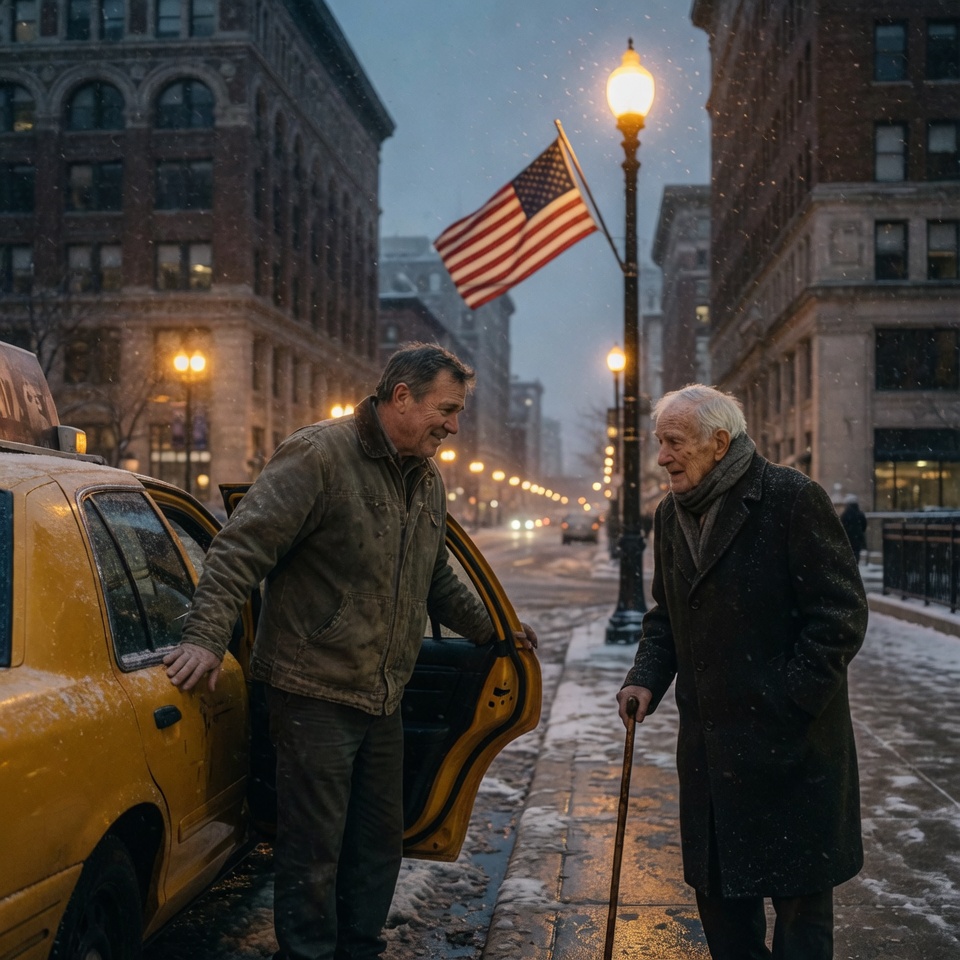 The Meter Ran on Hope: How One Chicago Cab Driver’s Quiet Sacrifices Transformed an Entire City