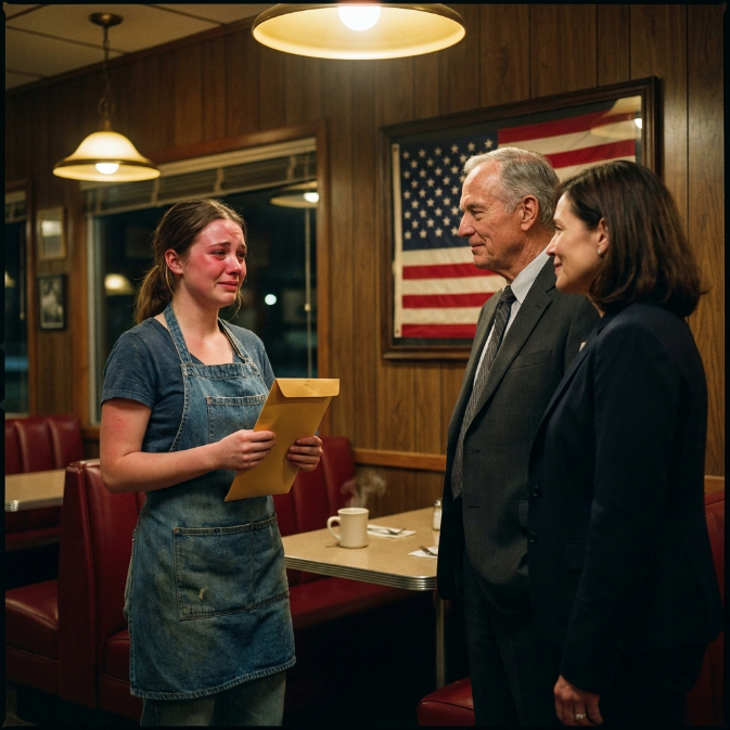 The Silent Ripple of Grace: How One Waitress’s Hidden Sacrifice Forged an Unbreakable Legacy
