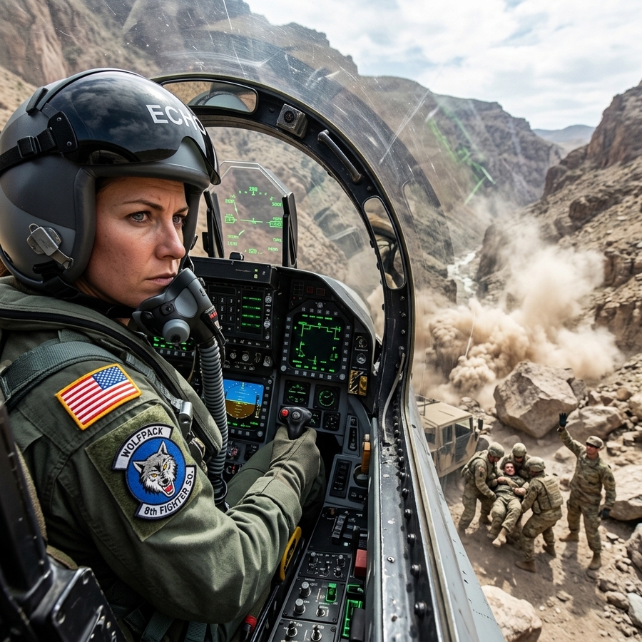 Female A-10 Pilot Was Ordered To Return To BASE And Abandon Four Trapped Navy SEALS — But She Decided To Dive Into A Storm To Do The Right Thing