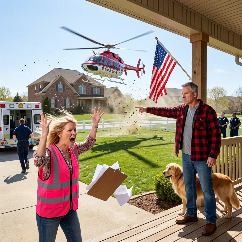 Hoa Karen Blocked An Ambulance To My House While My Daughter Was Fighting To Breathe — 9 Minutes Later, I Landed A Rescue Helicopter