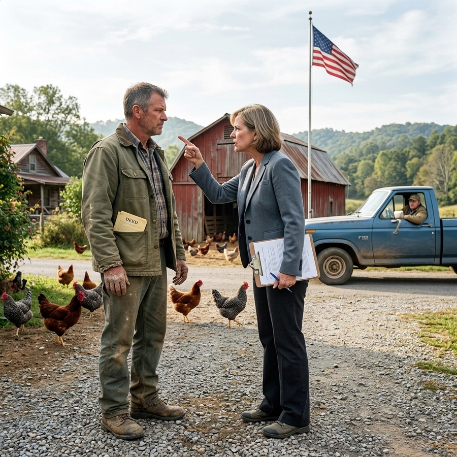 HOA Karen Filed 17 Complaints About My Chickens And Tried To Fine Me — But She Froze When Found Out My Family Deed Predated Her Subdivision by Decades