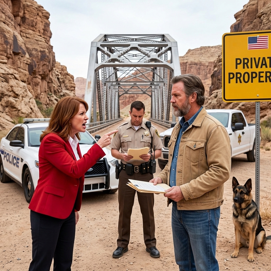 Entitled Hoa Karen Called Cops On Me For Closing My Bridge — Not Knowing The Bridge Was Mine Since 1968 And My Deed Would Trap 400 Homes