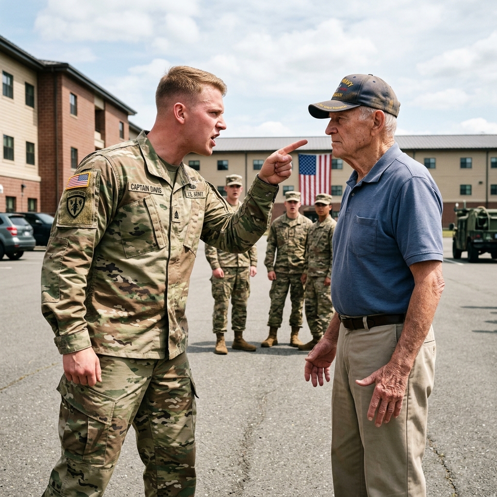 The arrogant Navy SEAL grabbed the 83-year-old man’s arm on the sacred Coronado asphalt — completely unaware of whose blood stained the silver dollar in his weathered palm — will he survive the base commander’s arrival?