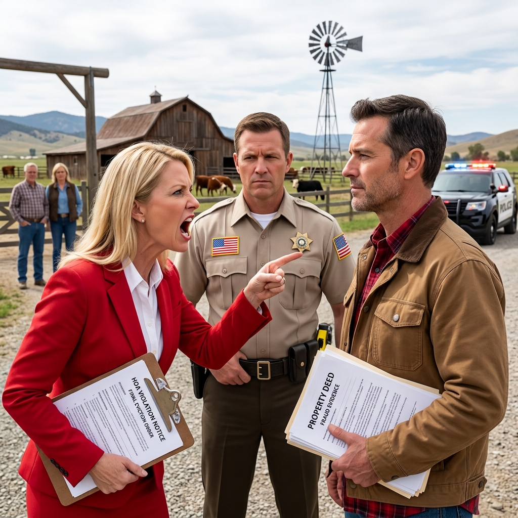 HOA Tried to Steal My Family Ranch with Forged Documents — Then the Sheriff Arrested Their Entire Board and Dissolved the HOA