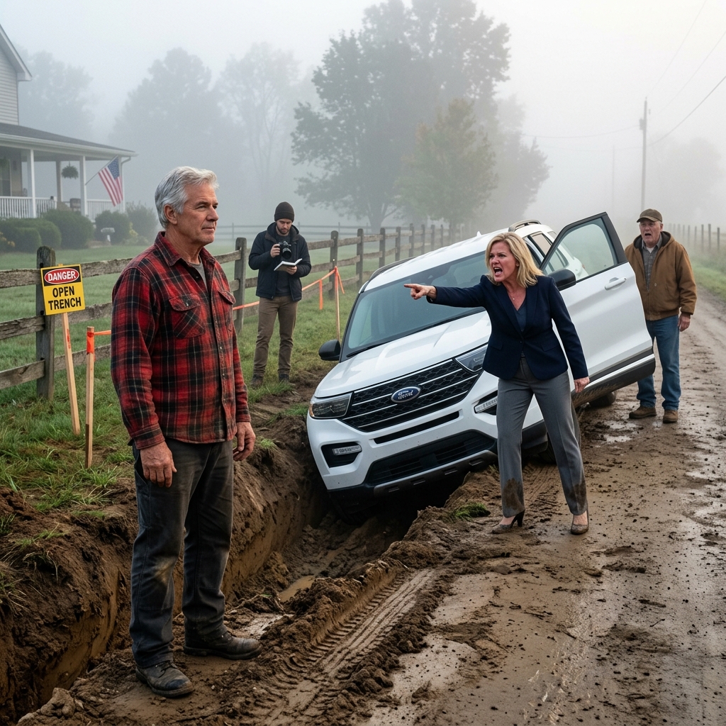 An HOA Karen Kept Driving Across My Property — So I Dug a Trench That Swallowed Her Car Whole