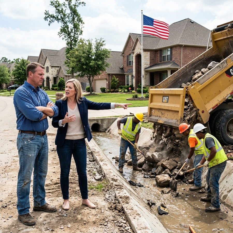 HOA Filled My Drainage Canal to Improve Views — Then the Storm Came and the Karma Buried Their Entire Street