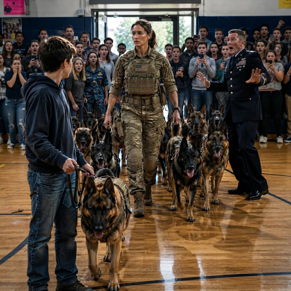 WHOLE STORY: I RAISED my hand in front of 200 students and said my mother was a Navy SEAL