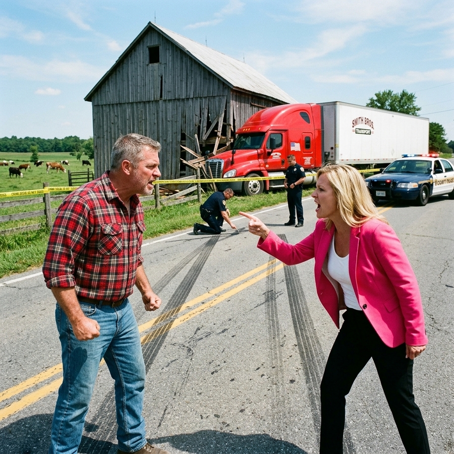HOA Karen Rammed My Barn With a Semi Truck and Called It a “Favor” — She Never Saw What’s Coming For Her