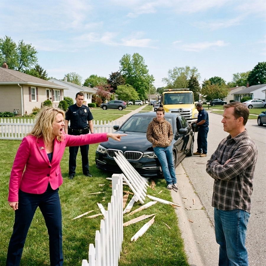 HOA Karen’s Son Hit My Fence With His BMW But She Refused To Compensate For The Damage — I Had No Choice But To Deliver Justice