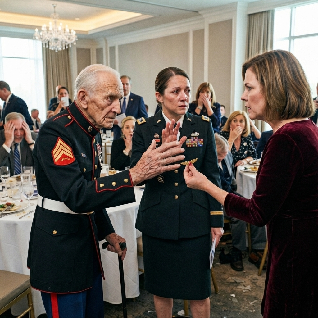 WHOLE STORY: The gold brooch tore from my uniform with a sound like breaking bone. My stepmother held
