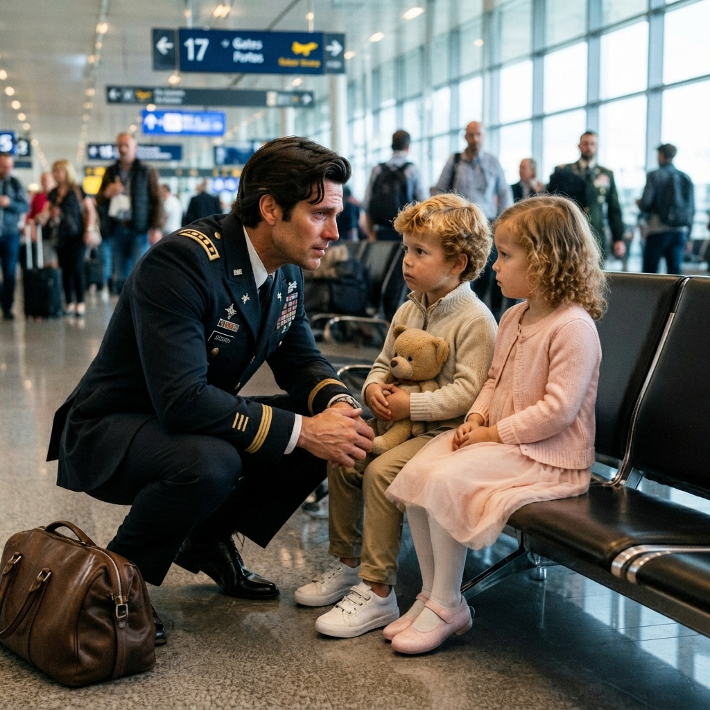 WHOLE STORY: I WATCHED a woman abandon two five-year-old twins at O’Hare Airport without a hug, without a goodbye