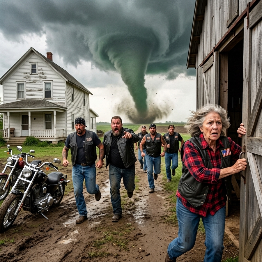 Retired Nurse Sheltered 25 Hells Angels in a Deadly Tornado, Then 1,800 Bikers Returned to Repay a Debt of Honor