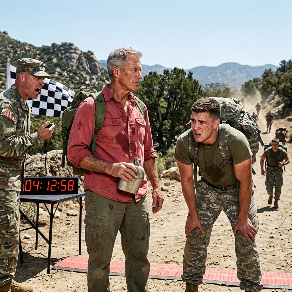 Young Sergeant Mocked the “Old Janitor” Saying “You’ll Quit by Mile 5” at Ruck March Start —Then Watched a Him Cross the Line First