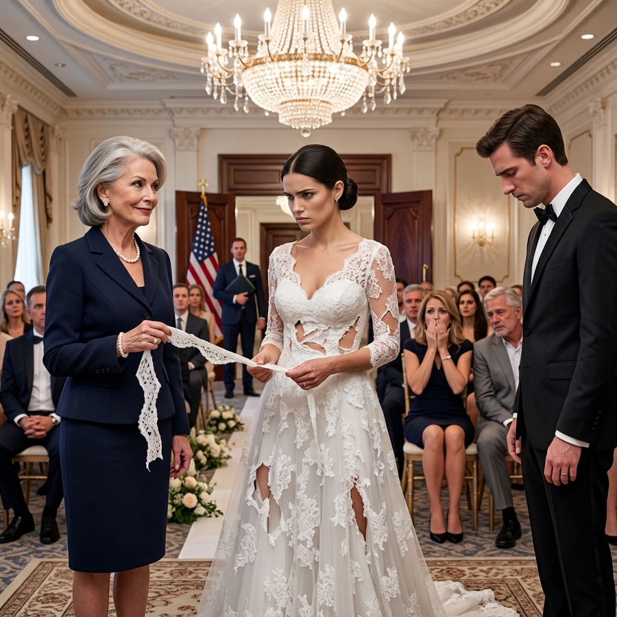 My Future Mother-in-Law Tore My Wedding Dress to Shame Me in Front of 300 Guests — Unaware I Was the Secret Owner of the Venue
