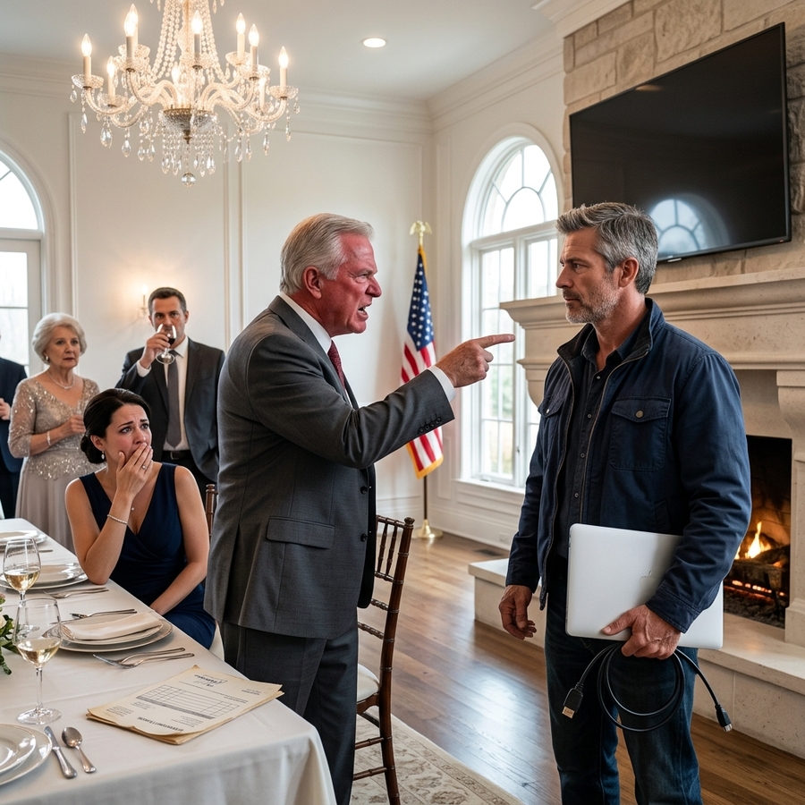 I Thought My Wife Regretted Marrying a Working Man Like Me — But Then I Found A Hidden Invoice That Exposed Everything at Our Family Dinner
