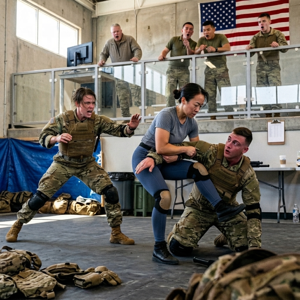WHOLE STORY: Three Marines LAUGHED at me for being a quiet woman in a combat pit—but