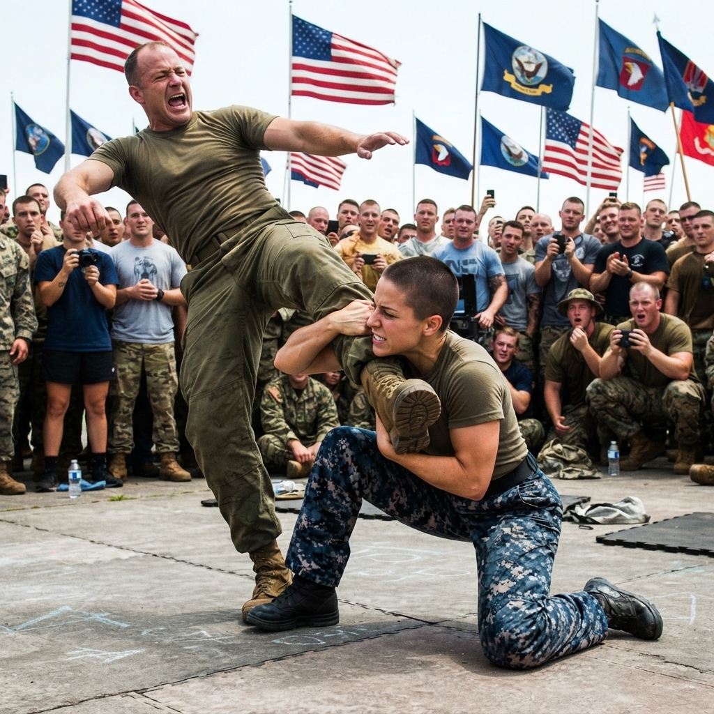 WHOLE STORY: 500 SOLDIERS WATCHED as a man twice my size tried to end my military career with a single kick aimed at my knee