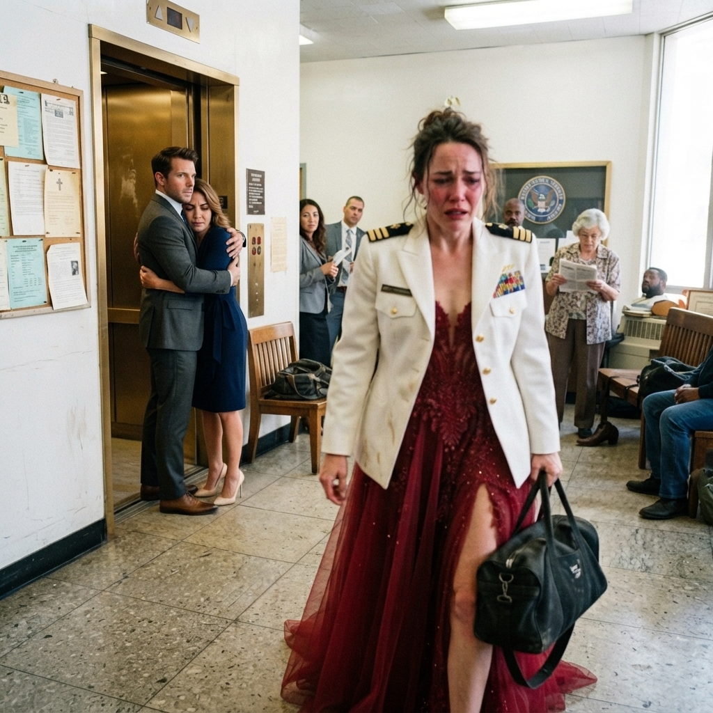WHOLE STORY: I drove 3 hours in my dress uniform to surprise my husband—but the guard laughed and said, “His wife is