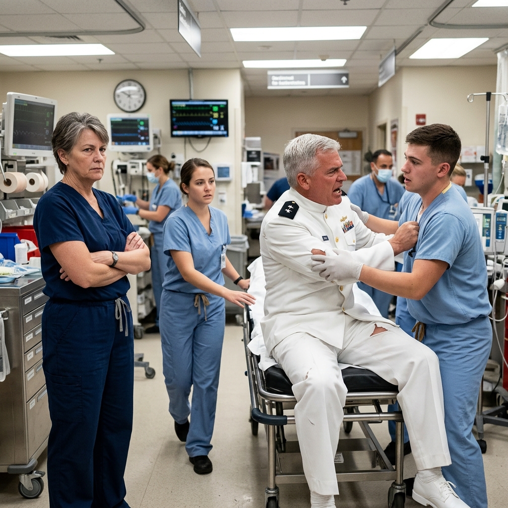 The Charge Nurse Set Up the Rookie With a Deaf VIP Patient as a Joke — Before the Three-Star Vice Admiral Arrived