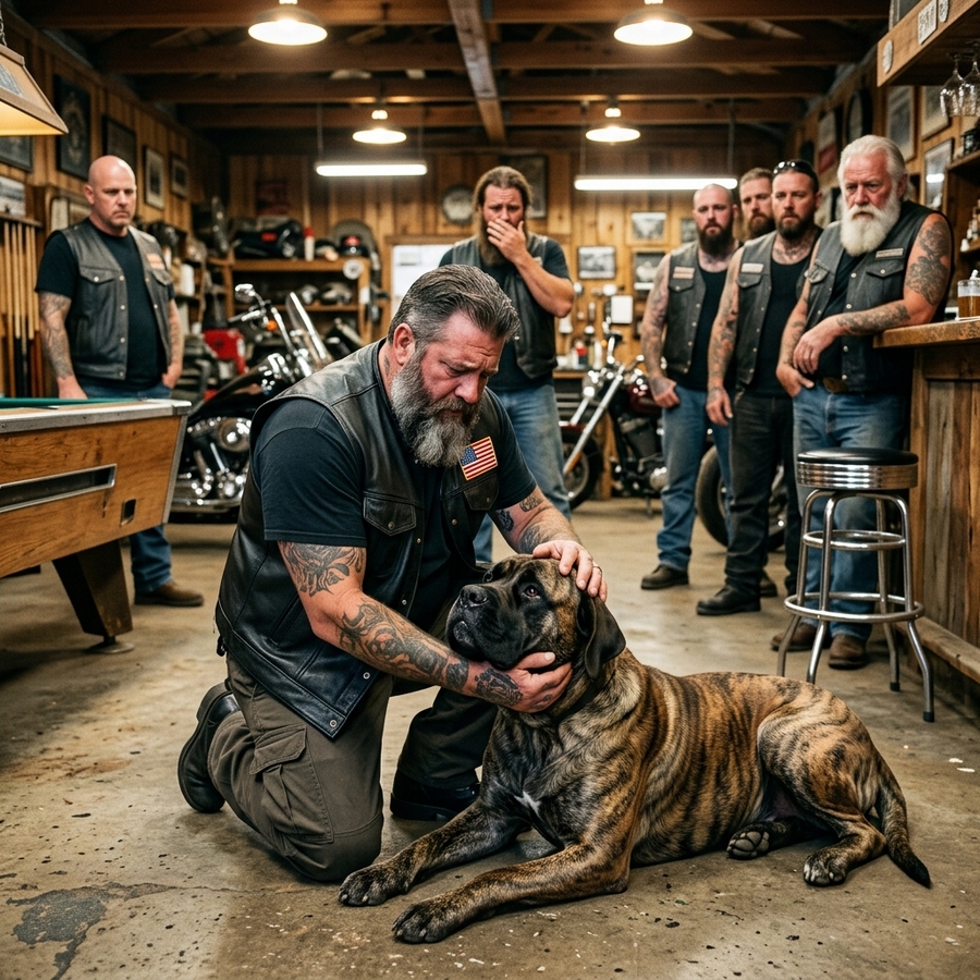A Bloodied Stray Dog Collapsed at a Hells Angels Clubhouse — What Was Hidden in His Collar Exposed a Deadly Betrayal