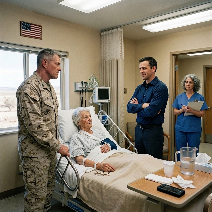 “He’s Trying to Take My Ranch”, the Elderly Widow Whispered — Until A Marine’s Hidden Key Unlocked a Trust That Saved Everything