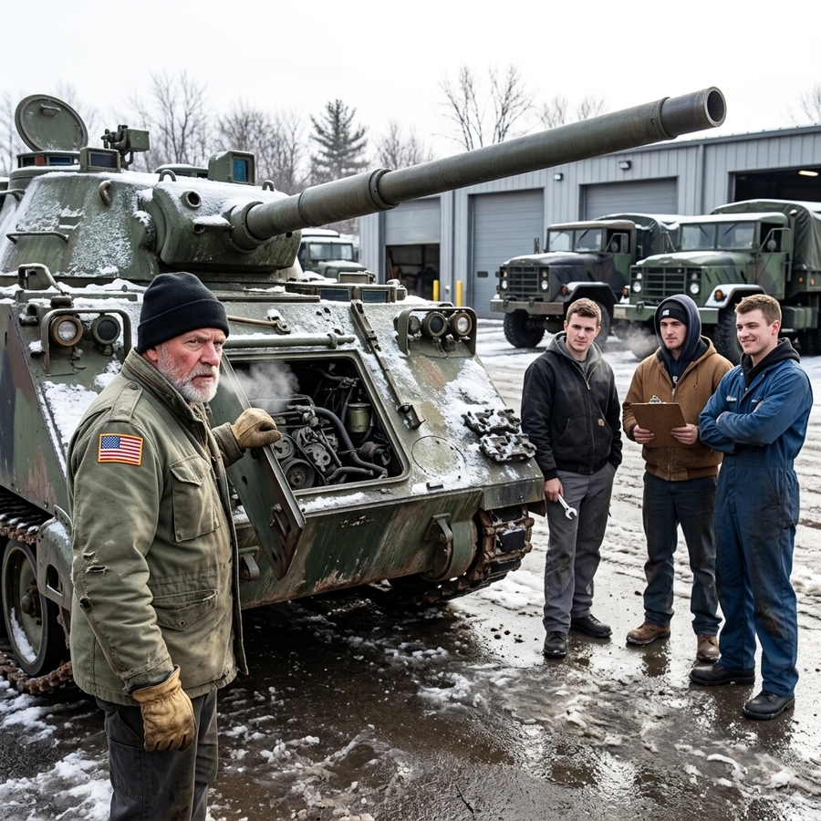 Mechanics Called His 70-Year-Old Patton a Dead Paperweight — Then the Korean War Vet Grabbed a Hidden Key and Fired It Up