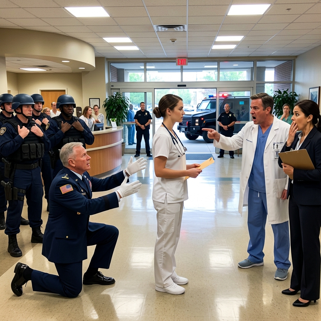 They Fired Her for Challenging a Surgeon — The Next Moment, a Five-Star General Was Kneeling at Her Feet