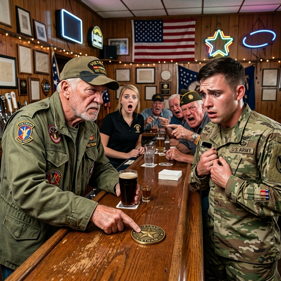 Young Soldier Bragged About Recon, Called a VFW Old-Timer “Pops” — Until The Quiet Vet’s One Question Exposed His Stolen Valor