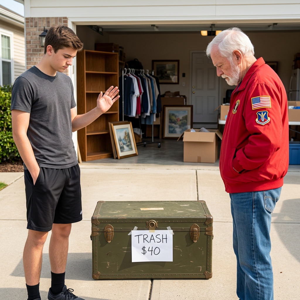 They Sold His $40 Footlocker Without Looking Inside—What a Stranger Found Exposed a WWII Ranger’s 70-Year Secret