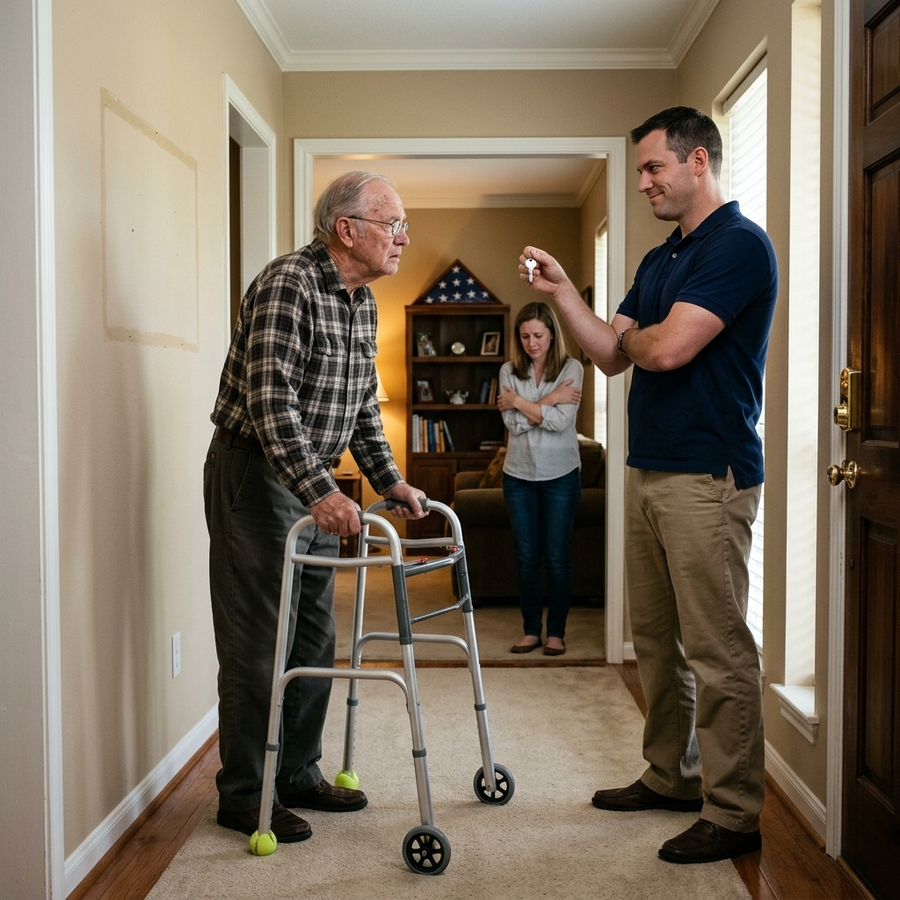 My Son-In-Law Locked Me Out Of My Own House After I Returned From Knee Surgery — But The Secret Clause In My Trust…