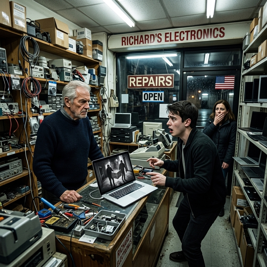 The Tech Said “Leave Now” After Checking My Backyard Camera — I Discovered My Son Was Drugging Me To…
